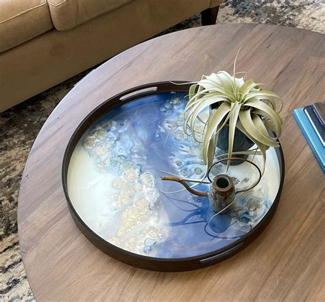 glass tray coffee table|beautiful trays for coffee tables.